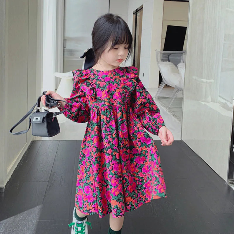 Girls Floral Dress