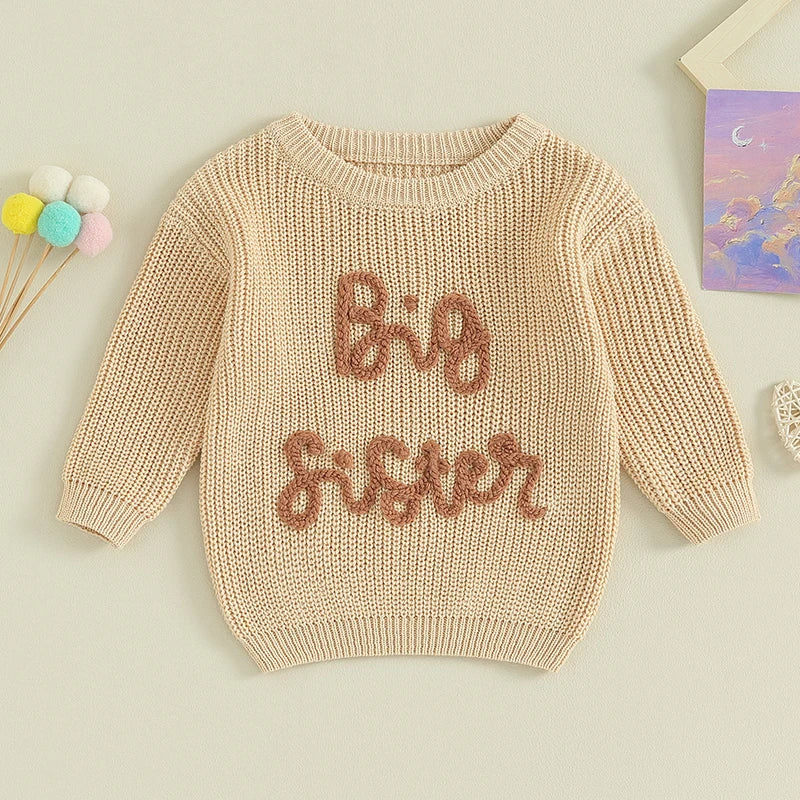 Girl's Embroidered Sweater