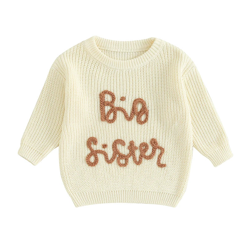 Girl's Embroidered Sweater