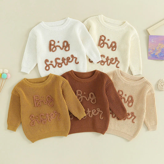 Girl's Embroidered Sweater