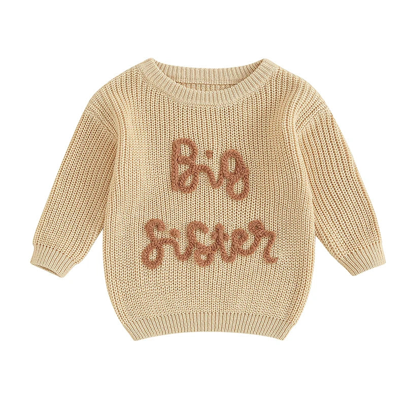 Girl's Embroidered Sweater