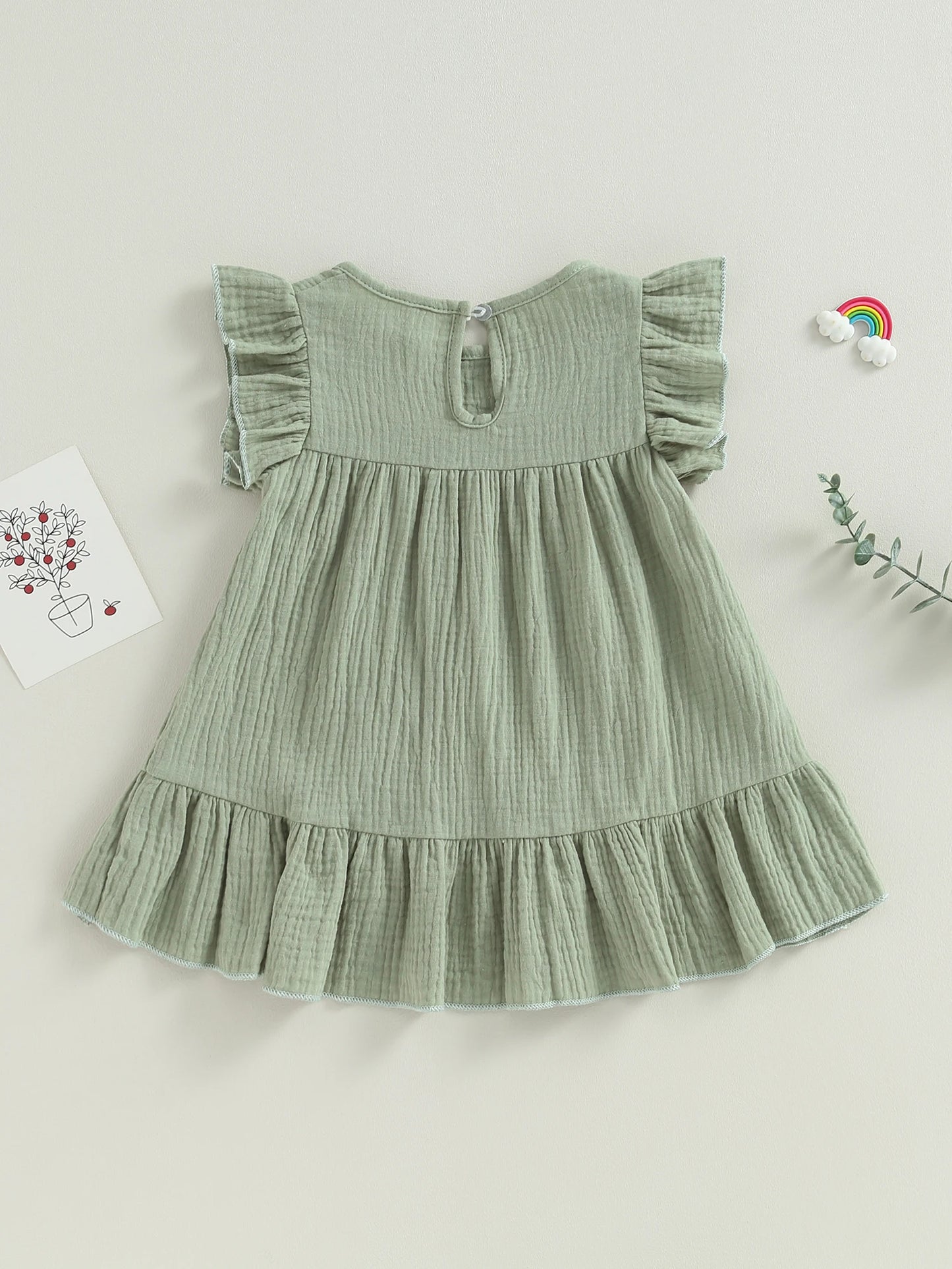 Girl's Linen Dress