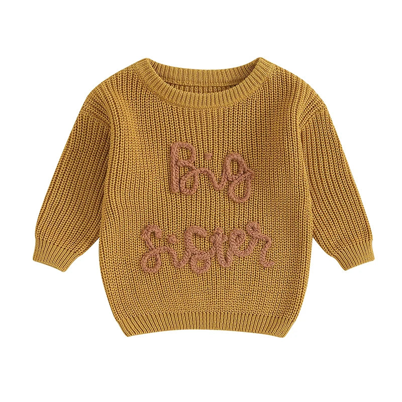 Girl's Embroidered Sweater