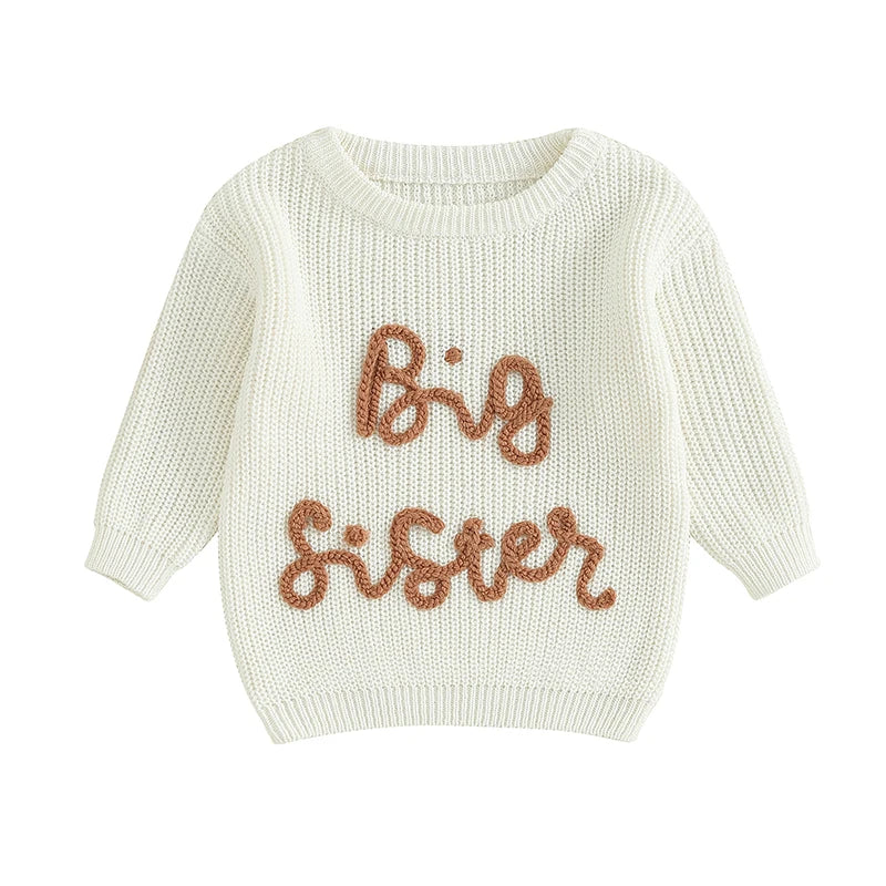 Girl's Embroidered Sweater