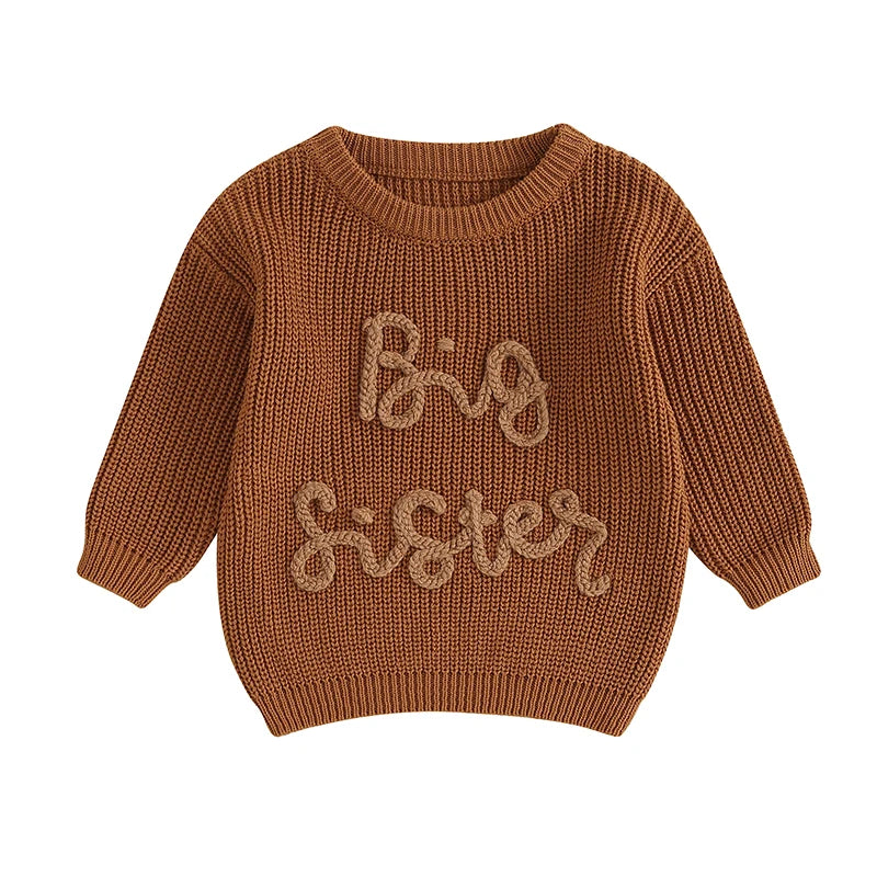 Girl's Embroidered Sweater